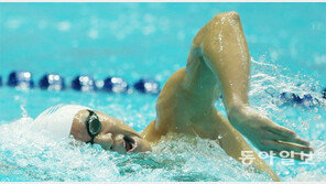 역시! 박태환… 막판 50m 광속 스퍼트