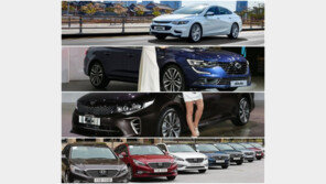 국산 중형세단 4강구도  ‘쏘나타·K5·SM6·말리부’ 스펙 분석