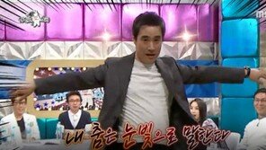 ‘라디오스타’ 배성우, 무반주에 재즈댄스 공개… “빡! 빡!” 기합에 폭소