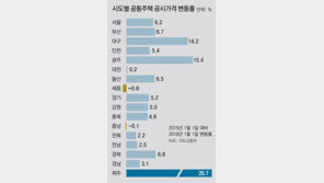 공동주택 공시가격 5.97%↑… 9년만에 최고