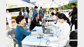 산골마을 주민 건강검진