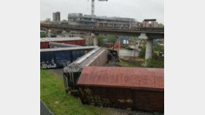 美 워싱턴 주택가 부근서 화물열차 탈선 사고…독성 화학물질 유출