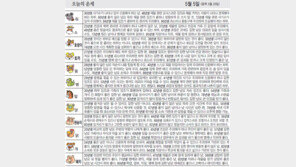 [오늘의 운세/5월5일]