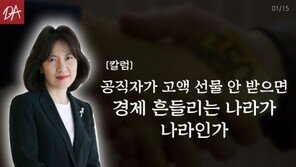 [카드뉴스]공직자가 고액 선물 안받으면 경제 흔들?
