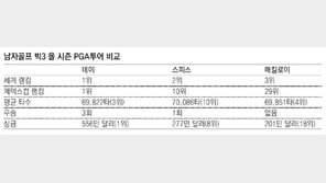 골프황제 향해… 독주하는 데이