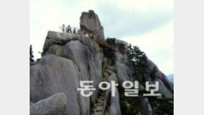 설악산 울산바위 30m절벽 아래서 母·子 추정 남녀 백골 시신 발견