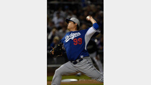 류현진, 두 번째 실전 등판…‘44구 소화’ 3이닝 3실점