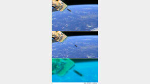 우주 정거장에서 미사일 발사했다?