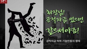 [카드뉴스] 회장님! 공적자금 썼으면 갚으셔야죠!