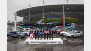 현대·기아차 ‘유로2016’ 공식차량 전달