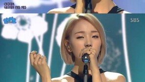 백아연, AOA-방탄소년단 제치고 ‘인기가요’ 1위…음원 이어 방송까지 접수 