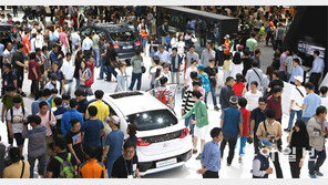 부산국제모터쇼 ‘인산인해’