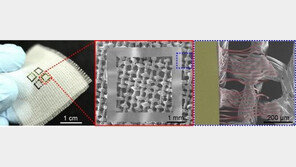옷은 물론 돌멩이에도 붙는 전자소자 국내연구진 개발