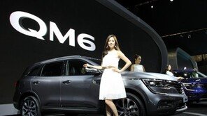 르노 삼성차 SUV ‘QM6’ 와 함께한 레이싱 모델들