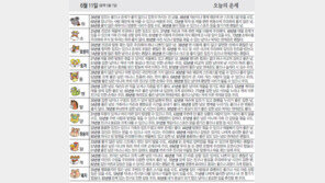 [오늘의 운세/6월11일] 