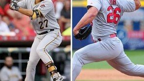 (종합)오승환, 한국인 맞대결서 먼저웃었다! 시속 151㎞ 직구에 강정호 흔들