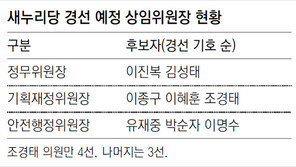 새누리 상임위원장은 임기가 1년?