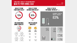 “중국 IT·가전 쓸만해요”