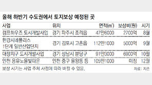 “3조 토지보상금 몰려온다”… 수도권 부동산 들썩