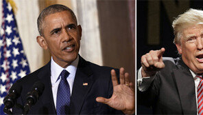 “짖어대지 말라” 성난 오바마, 트럼프의 反이슬람 성토