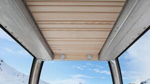 눈밭에서 사우나를? ‘사우나 곤돌라’ 화제