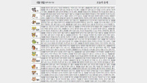[오늘의 운세/6월19일] 