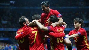 [유로2016]‘무적함대’ 스페인, 터키에 3-0 완승하며 16강 진출
