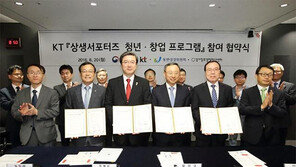 KT, 중기청 주관 ‘상생 서포터즈’ 프로그램에 국내 대기업 최초 참여
