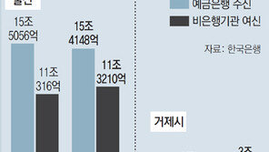 구조조정 폭풍 몰아치는 울산-거제 예금 줄고 2금융 대출 5300억 늘어