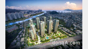 ‘수영아이시티 코오롱하늘채’ 홍보관 오는 24일 개관