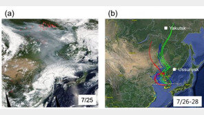 러시아서 산불 발생하면 국내 초미세먼지 농도 높아져