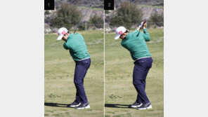 [JDX와 함께 하는 김도훈의 골프 솔루션] 백스윙, 어깨를 회전하라