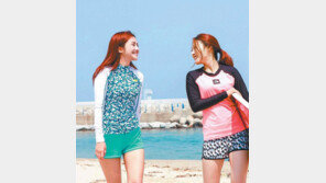 [Enjoy Life]태양도 두렵지 않다 핫 아이템 래시가드, 여름패션 대세로…