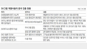 석유화학 이어 통신… SK, 中진출 양날개 편다