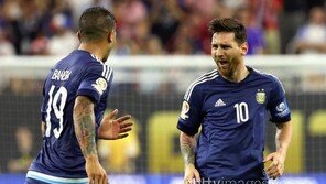 역시 메시…1골 2도움 ‘코파’ 한 풀이