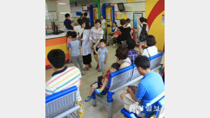 광주 아동병원 수족구병 환자 몰려 북새통