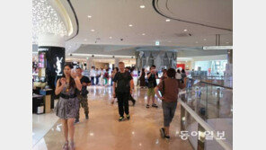 “문 닫는다구요?” 롯데면세점 월드타워점 마지막날도 관광객 북적