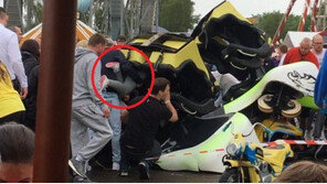 롤러코스터 탈선·추락 10명 부상 “공포 영화의 한 장면 같았다”