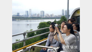 뻥 뚫린 버스… 탁트인 한강… 스트레스 싹! DDP~강남 잇는 시티버스 타보니 