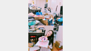 ‘보니하니 하차’ 이수민, 생일 조공에 입이 쩍~! 집안 한가득