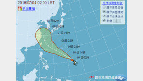 태풍 ‘네파탁’ 북상…풍속 17㎧ 이상·강우량 100㎜이상 예상시 태풍경보 발령