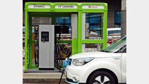 KT링커스·환경부, 도로변 공중전화 부스 활용 전기차 급속충전 사업 시작