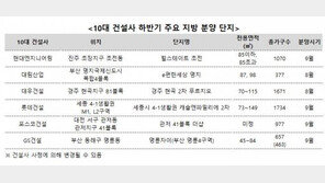 10대 건설사, 하반기 지방에 2만5019가구 공급…전년比 59%↑