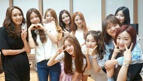 박정아·구구단 훈훈 미모 인증샷 공개 ‘걸그룹 선후배의 만남’ 