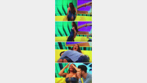 [영상]생방송 중 무리하게 춤 추려다 치마가 쫙~! ‘아뿔싸’