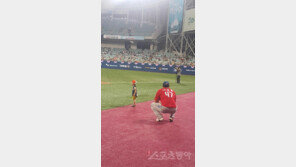 NC 나성범, 아들과 함께한 뜻 깊은 올스타전