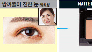 눈매 따라 확 달라지는 아이섀도