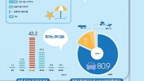 올여름 휴가객 46% 8월 첫주에 몰려…고속도로 정체 가장 심한 날은?