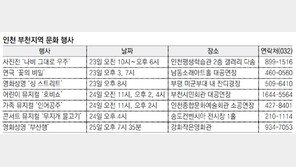 인천 부천지역 문화 행사