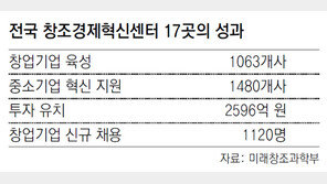 1063개 스타트업 키운 혁신센터